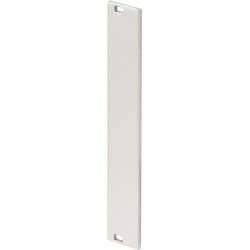 Schroff Front Panel, Flat, with Slot for Stainless Steel EMC Gasket, 4 U, 42 HP, 2.5 mm, Al, Anodized, Untreated Edges