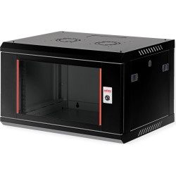 Roline 19" Wall Cabinet Basic Plus 6U, 600x450 BxT black