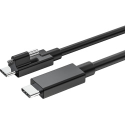 Exsys EX-K1598-2.0 USB4 cable, USB-C - USB-C, 8K UHD-2, 40 Gbit/s, 5A, 240W, black, 1.5 m