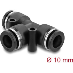 Delock Pneumatic connector 10 mm with two mounting holes T-shape