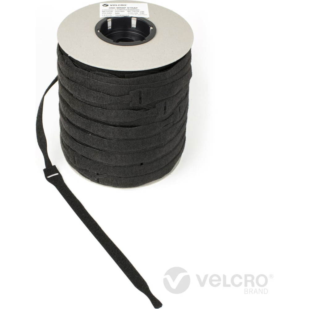 Velcro &reg; One Wrap&reg; Strap 13mm x 200mm, 750 St&uuml;ck, flammhemmend, schwarz