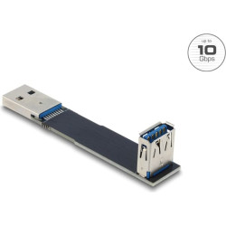 Delock USB 10 Gbps Adapter USB Type-A female to male angled 90°