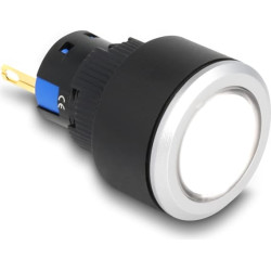 Delock 16 mm Plastic Indicator Light white / solder connection