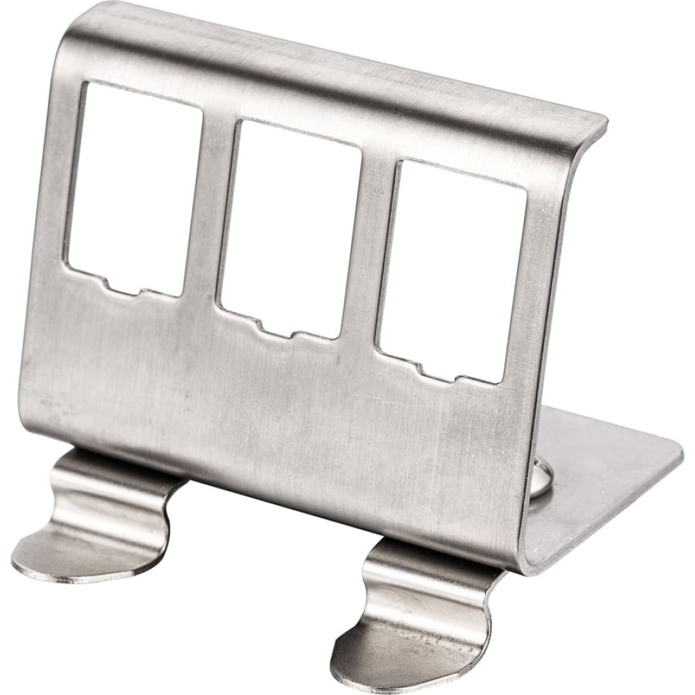 Roline DIN Rail Adapter, empty, for 3x Keystones