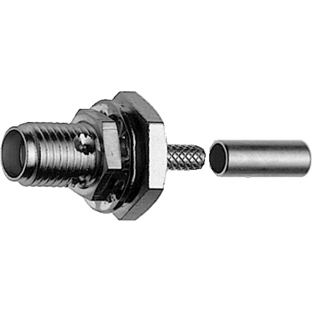 Teleg&auml;rtner Karl G&auml;rtner  TELEG&Auml;RTNER SMA-Kabeleinbaubuchse f&uuml;r RG-316/U vergoldet