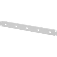 Schroff 19" Front Panel for Cable Eyes, 1.5 mm, St, RAL 7035