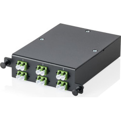 Digitus MPO cassette, singlemode OS2, LC/APC DX, LC/APC to MPO, for 4 cassette fields