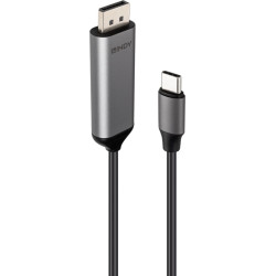 Lindy 2m Bi-Directional USB Type C To DisplayPort 8K60Hz Cable