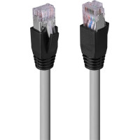 Lindy 70m Cat.6A U/FTP LSZH Solid Core Network Cable, Grey