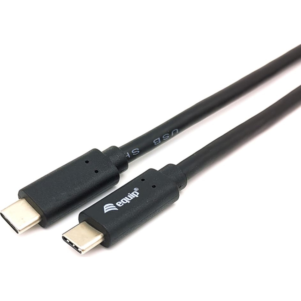 Equip 128348 USB kabelis USB 3.2 Gen 1 (3.1 Gen 1) 0,5 m USB C Melns