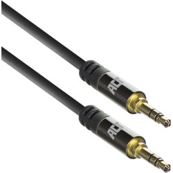 ACT 2X STEREO 3,5MM M/M ZW 1.5M