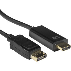 ACT DP MALE - HDMI A MALE    1.80M