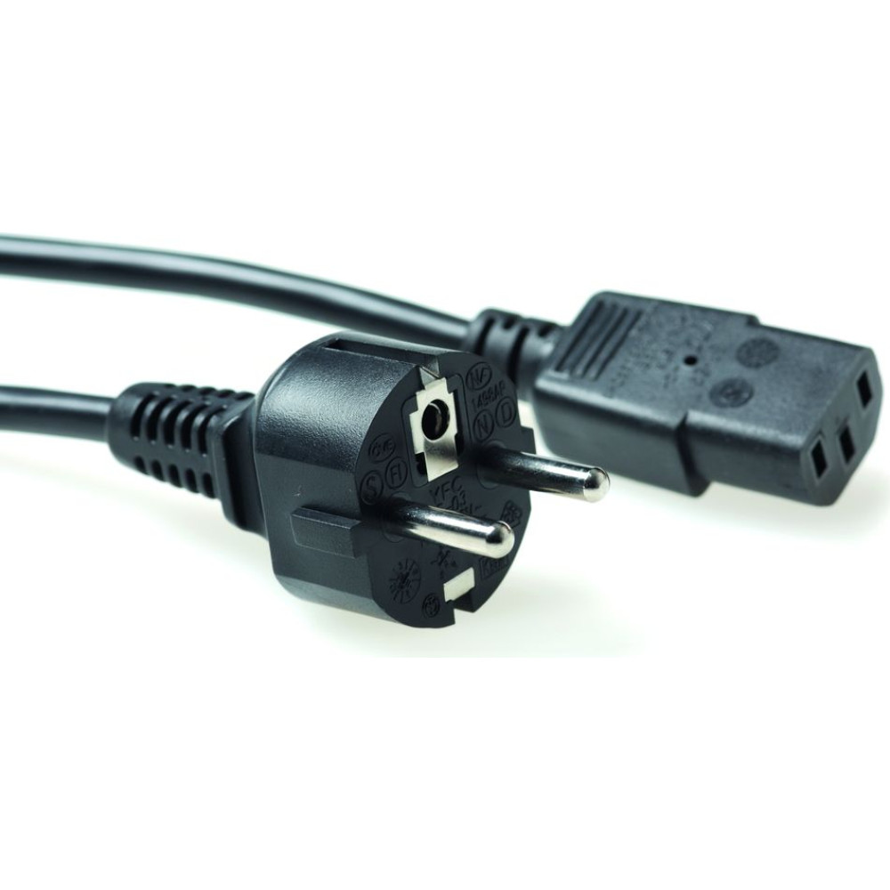 ACT POWERCORD SCHUKO-C13 BK  1.50M
