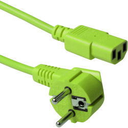 ACT POWERCORD SCHUKO-C13 GN  1.80M