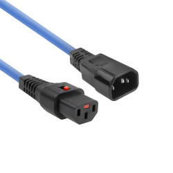 ACT POWERCORD C13 LOCK-C14 BU 3.0M