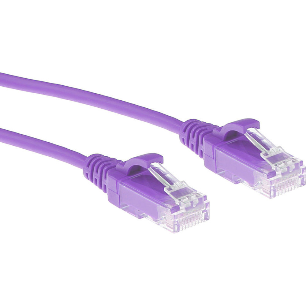 ACT CAT6 U/UTP SLIMLINE PL 5.00M