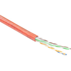 ACT C6A U/UTP PATCH PVC RED   305M