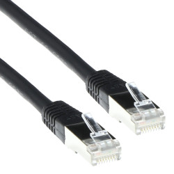 ACT CAT6 S/FTP LSZH BLACK    1.00M