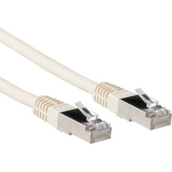 ACT CAT6A S/FTP LSZH IVORY   0.25M