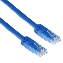 ACT CAT6A U/UTP BLUE         1.00M