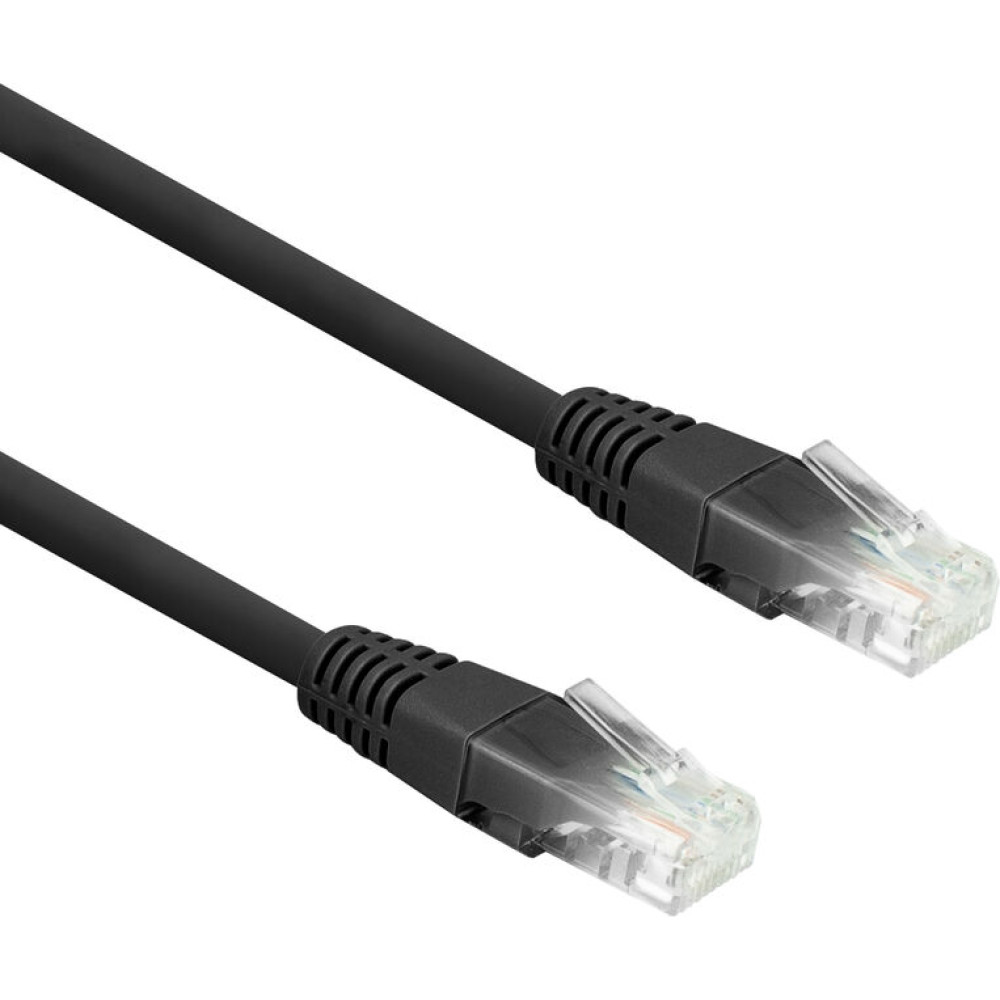 Eminent CAT6 U/UTP BK  1.00M CCA