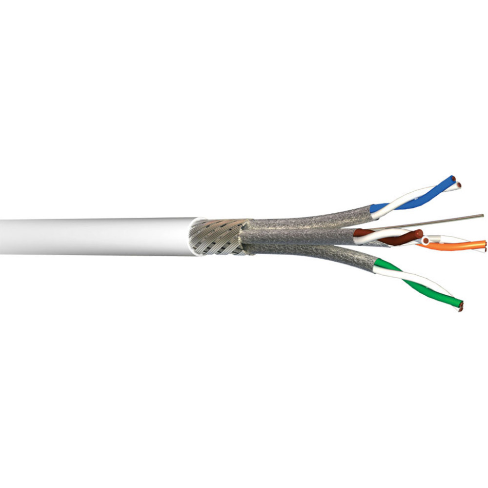 Multimedia Connect CAT6A S/FTP LSZH WHITE 500M