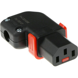 ACT REWIREABLE C13 R/L IEC LOCK+