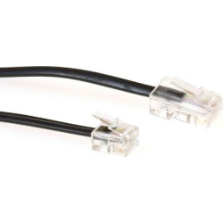 ACT RJ45-RJ11 CABLE BLACK    2.00M