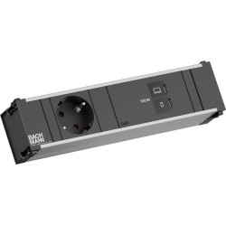 Bachmann CONI 1xCEE7/3, 1xUSB C/C 100W L=0.2m