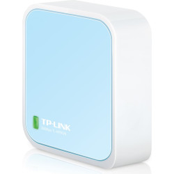 Tp-Link TL-WR802N bezvadu rūteris Ātrais Ethernet Viena frekvenču josla (2.4 GHz) Zils, Balts