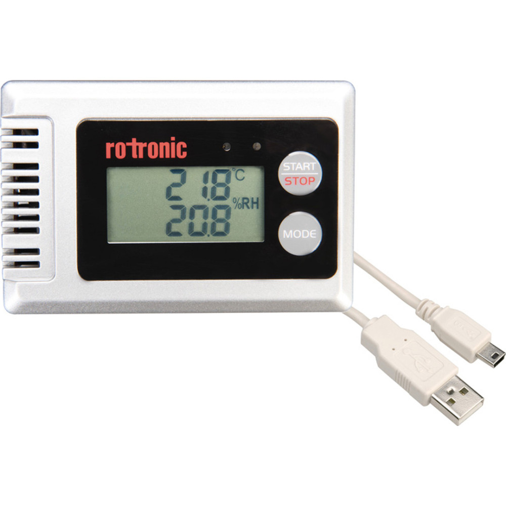 Rotronic HL-1D-SET - Feuchte- und Temperatur-Datenlogger mit Kabel und Software