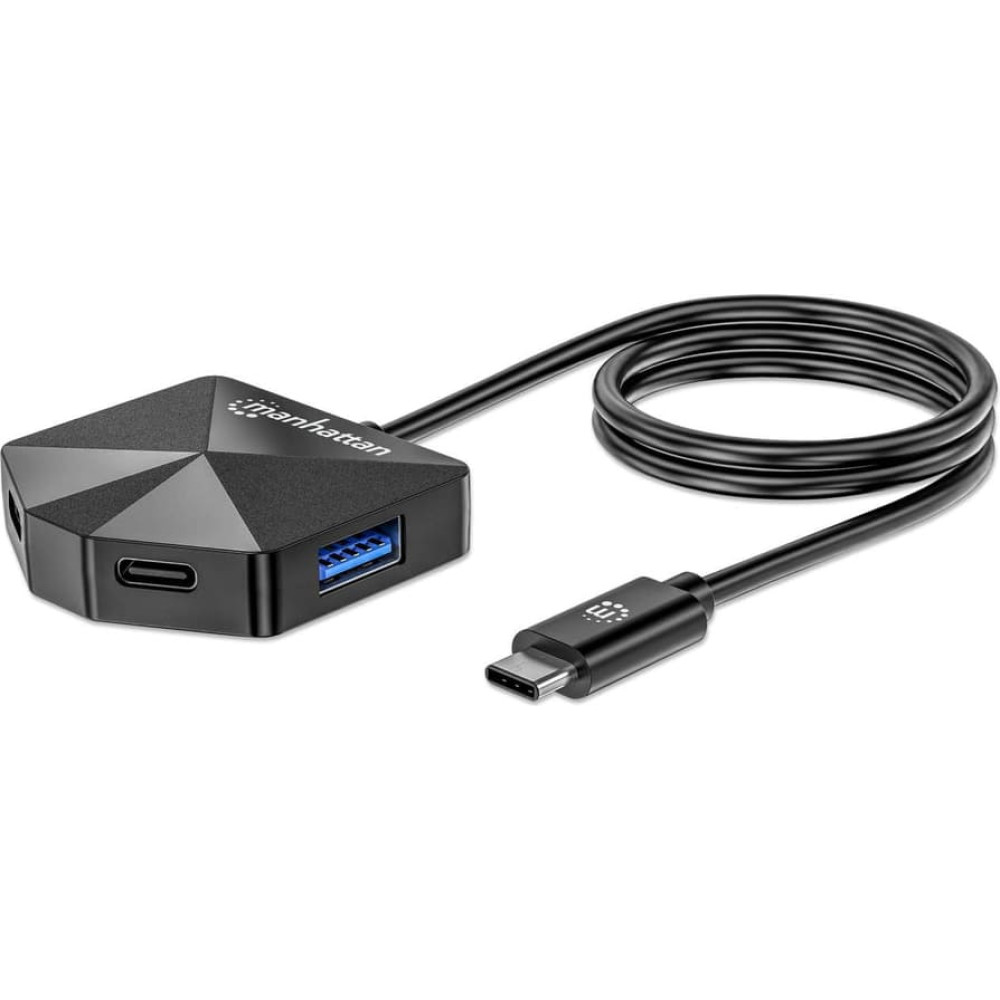 Manhattan 181150 dokstacija Vadu USB 3.2 Gen 2 (3.1 Gen 2) Type-C Melns