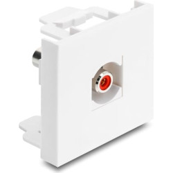 Delock Easy 45 Module RCA female to RCA female red / white