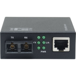 Level One LevelOne GVM-2001 tīlkla mediju pārveidotājs 1000 Mbit/s 850 nm Multi režīms Melns