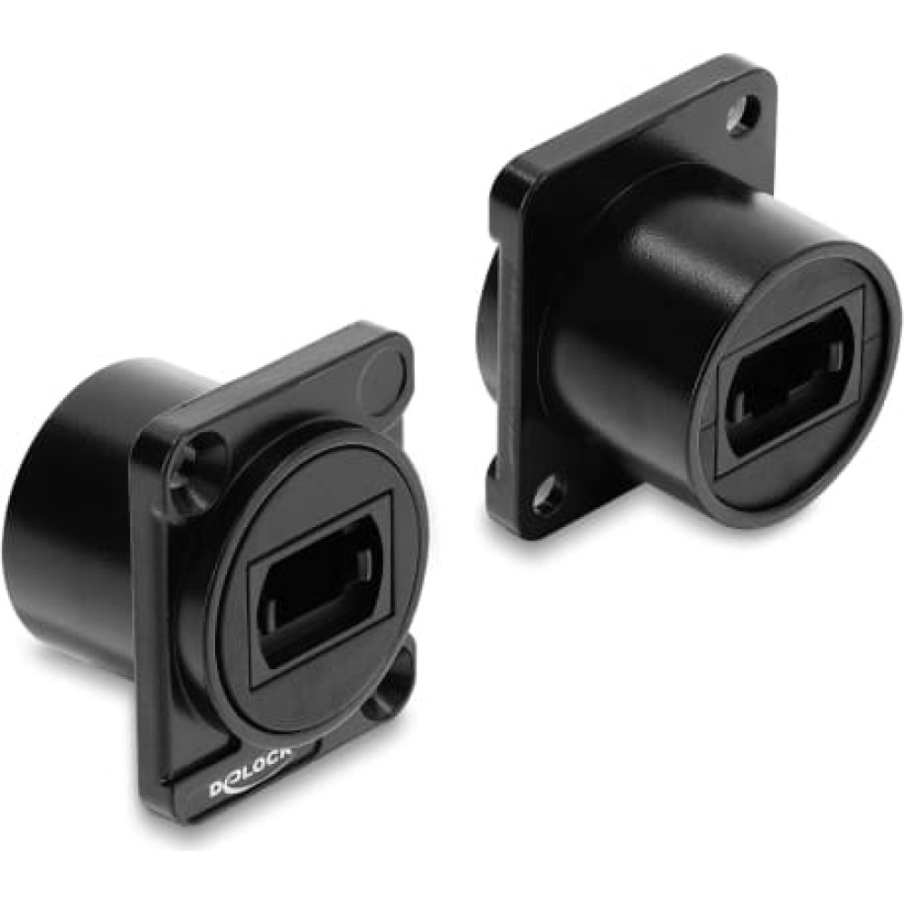 Delock D-Type Module MPO female to female black