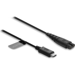 Delock USB Type-C&trade; Charging Cable 5 V for Electric Shavers compatible with Hatteker RFC-588, RFC-598, RFC-690, RFC-692, RFC-696, RSCX-7568, RSCX-9598 series - shaver charger replacement cable 1.2 m