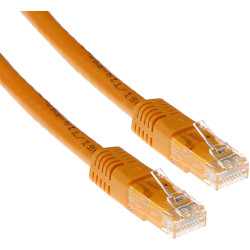 ACT CAT6A U/UTP ORANGE       1.00M