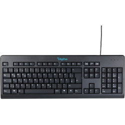 Digitus Wired keyboard, German layout (QWERTZ), 105 keys