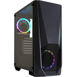 Xilence Xilent Blast X505.ARGB Gaming PC Case, RGB ATX Midi Tower, black