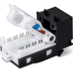 Trendnet TC-K25C6BK Cat6 RJ-45 Keystone, 25er Pack schwarz, schwarz