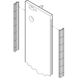 Schroff Front Panel EMC Stainless Steel Shielding Kit, 3 U, 10 pieces