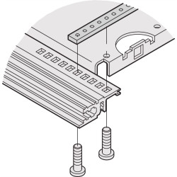 Schroff Fixing Strip for Partial Width Mounting Plate, 340 mm