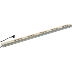 Schroff Socket Strip, SCHUKO, 15 Sockets