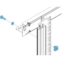 Schroff 19" Assembly Kit, 4 x Screw M5x12, Earthing Nut M5 for Slide Rails