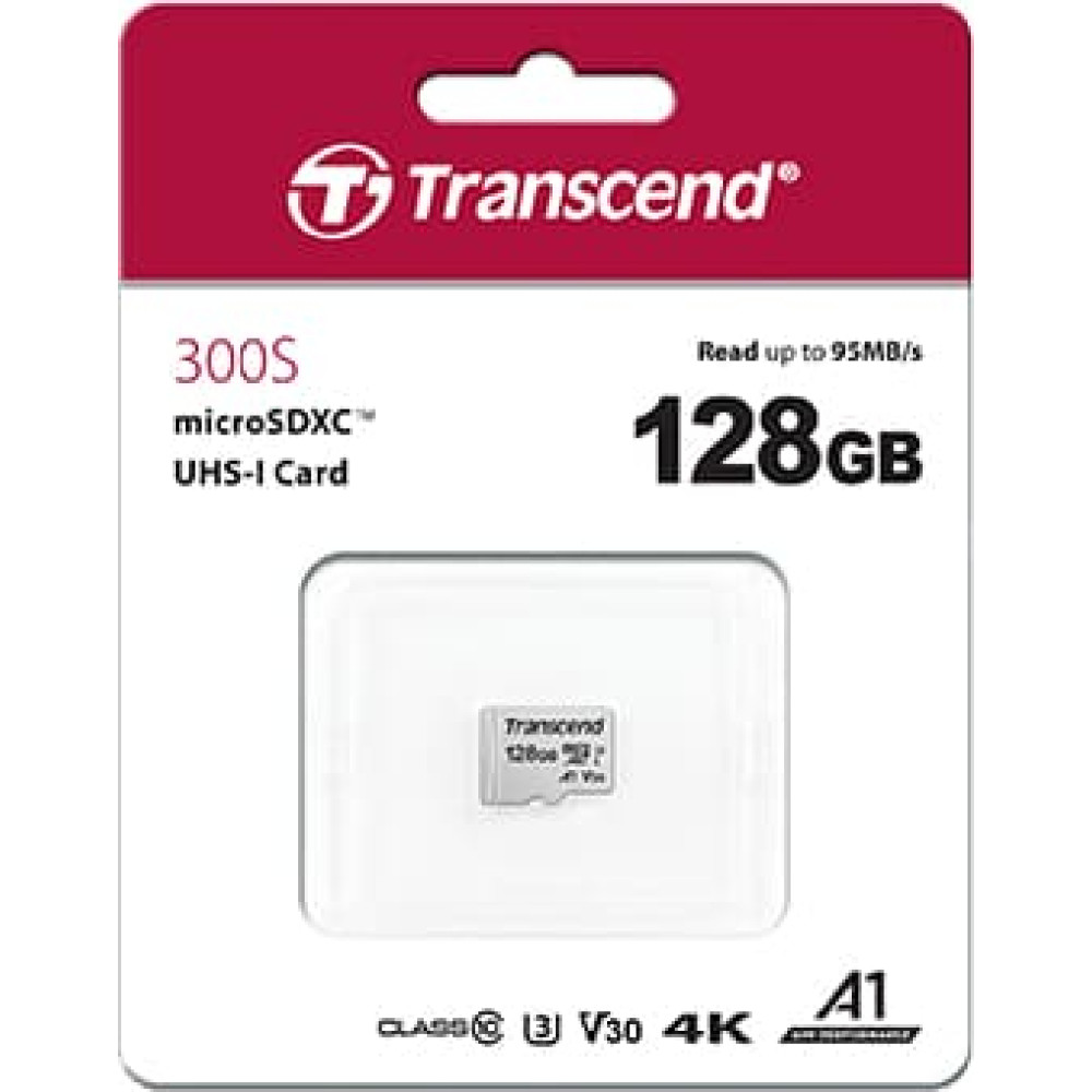 SD microSD Card 128GB Transcend SDXC USD300S (ohne Adapter)