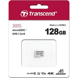 SD microSD Card 128GB Transcend SDXC USD300S (ohne Adapter)