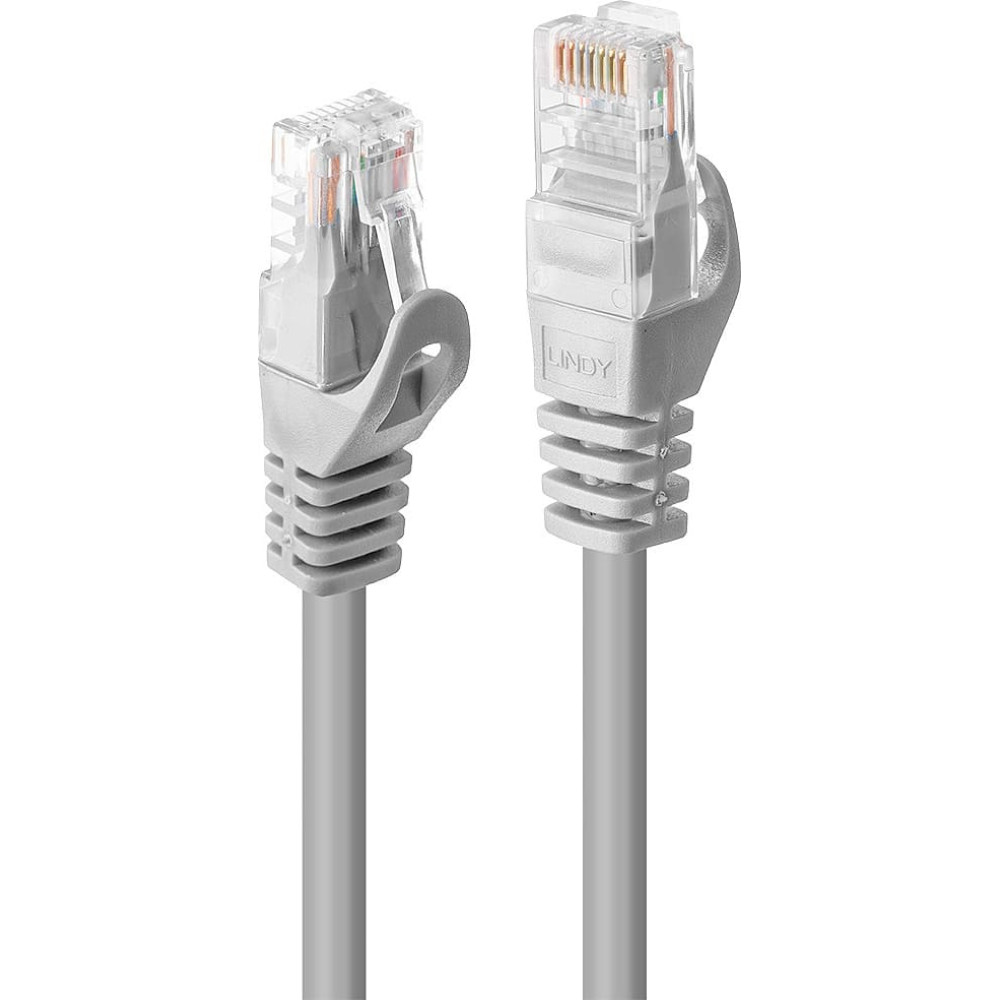 Lindy 1m Cat.5e U/UTP Network Cable, Grey