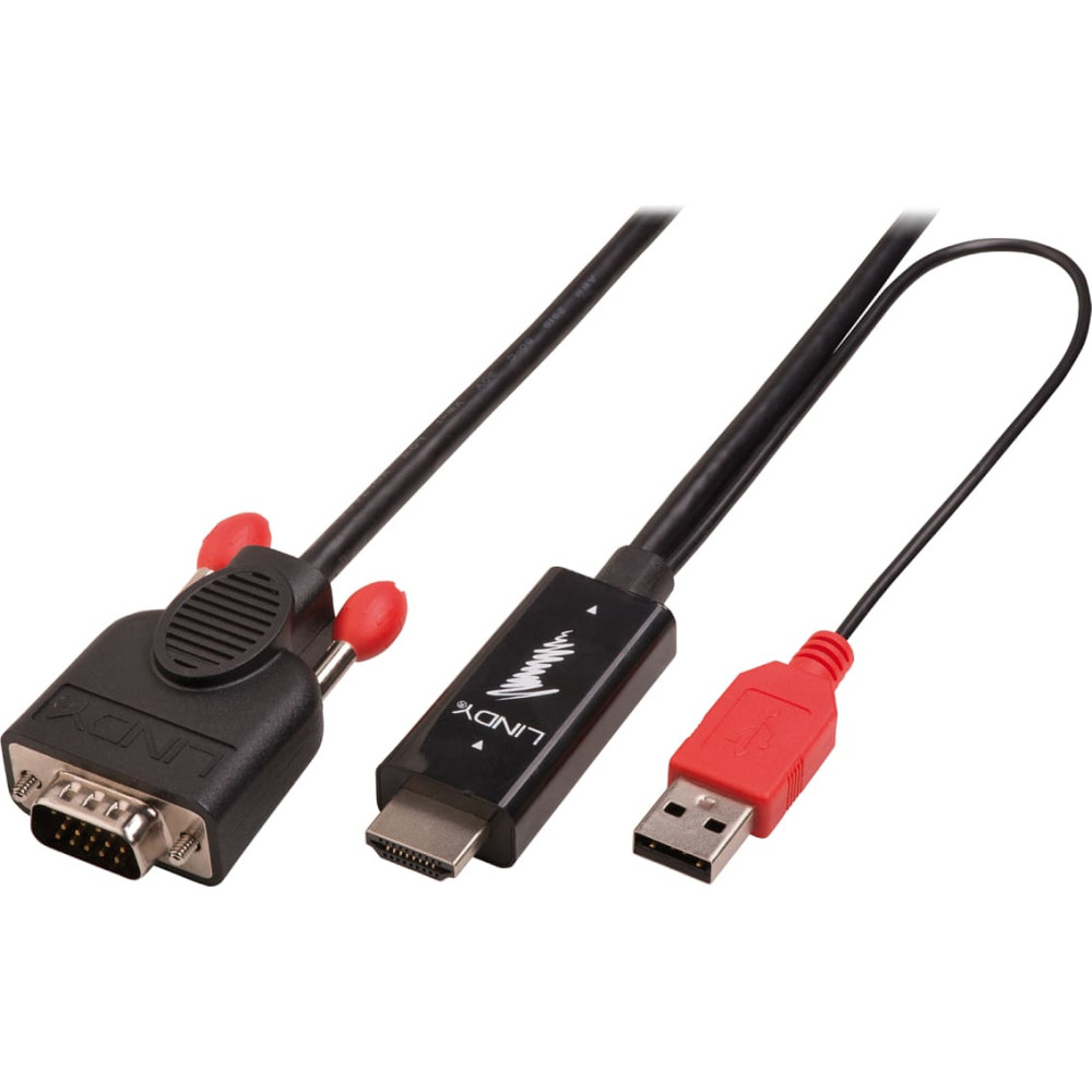 Lindy 1m HDMI to VGA Adapter Cable