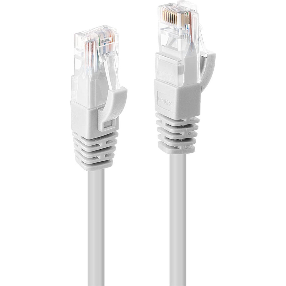 Lindy 0.5m Cat.6 U/UTP Network Cable, White