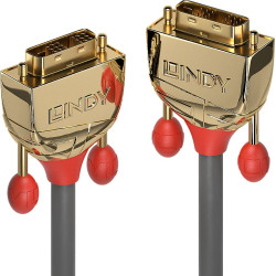 Lindy 20m DVI-D SLD Single Link Cable, Gold Line